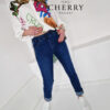 Elastične jeans hlače plus size14 Elastične jeans hlače plus size