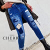 Jeans hlace z zaplatami 10