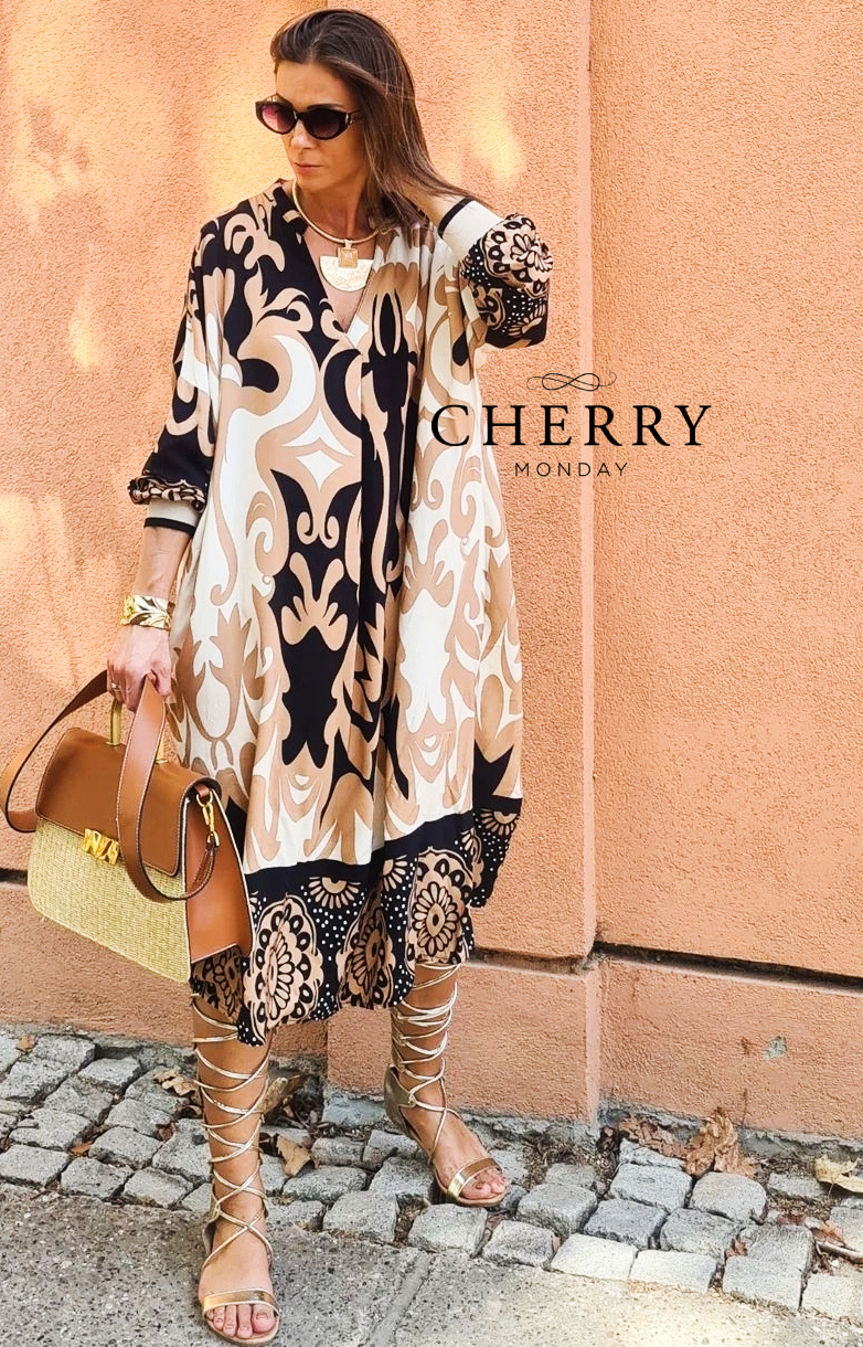 Pisana viskozna obleka