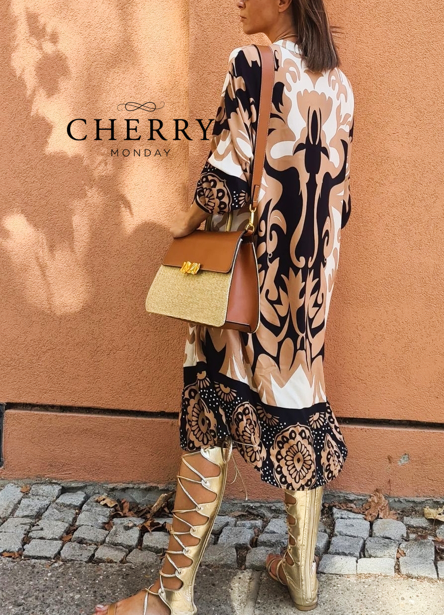 Pisana viskozna obleka