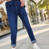 cherry monday 8 (1) Elastične jeans hlače plus size