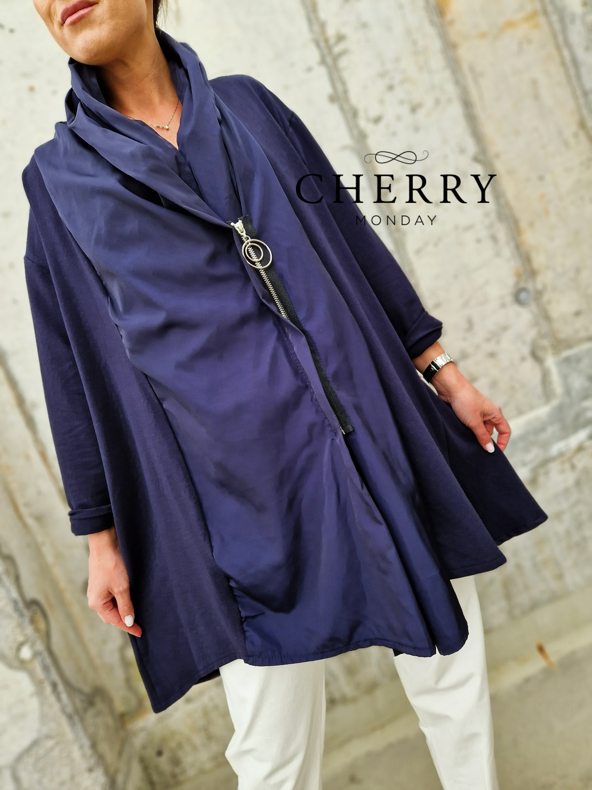 Modna bombažna jakna