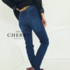 Elastične jeans hlače plus size