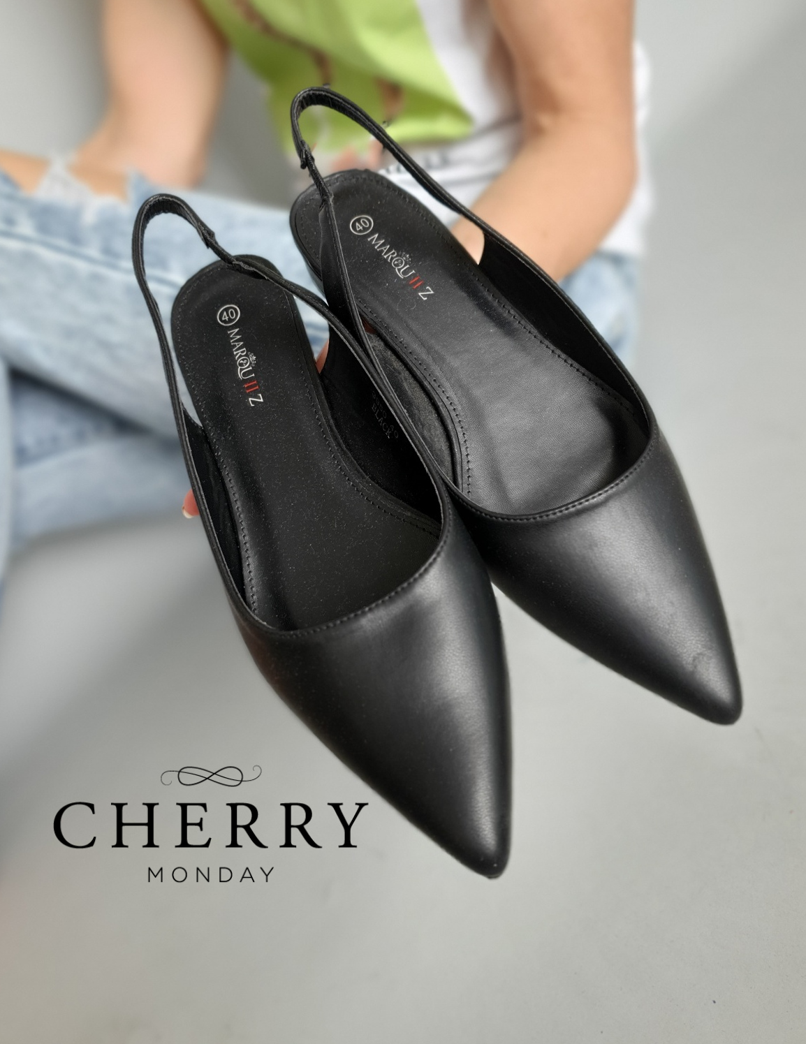 Balerinke z odprto peto velikost 36