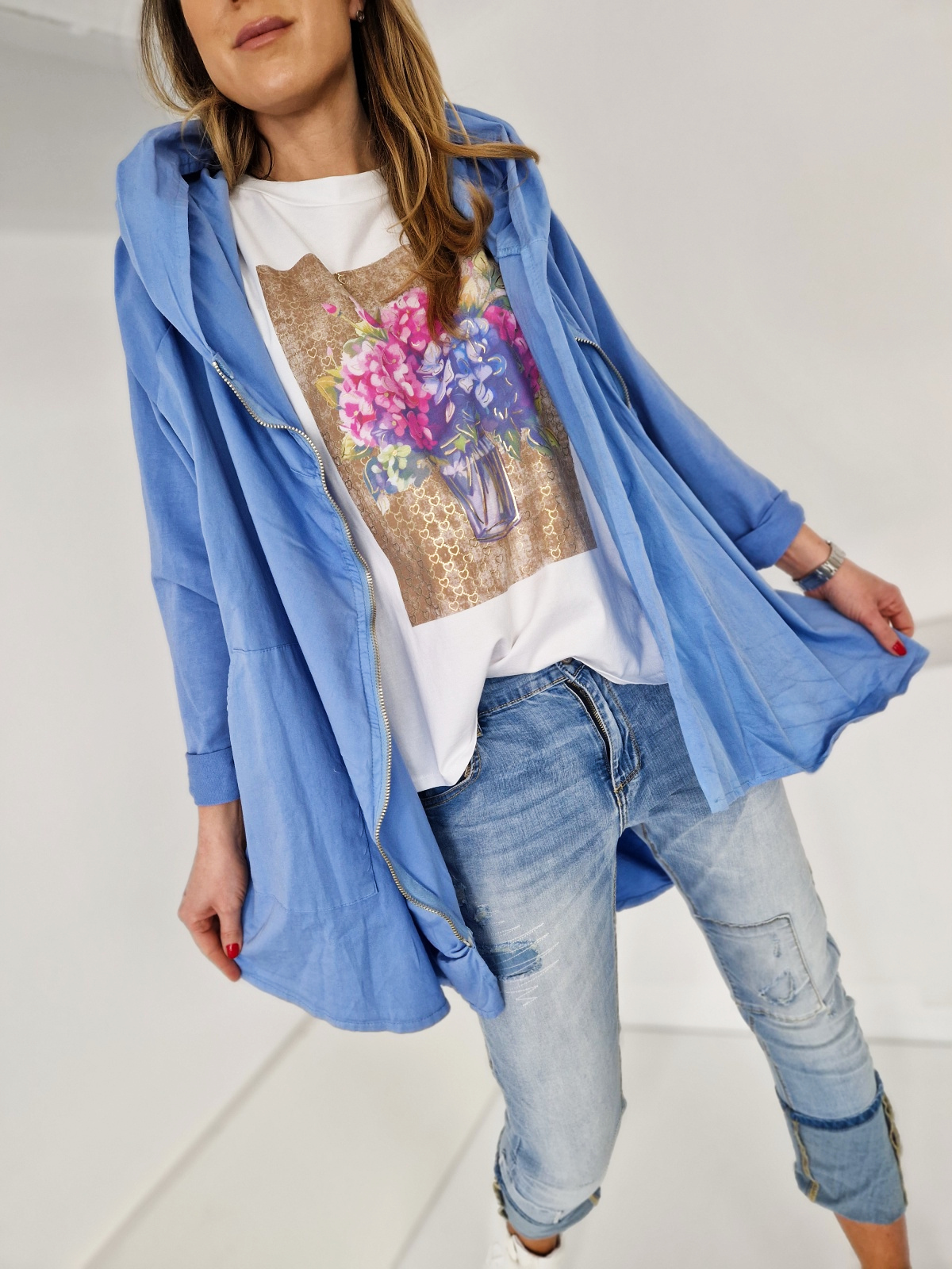 Majica s hortenzijami