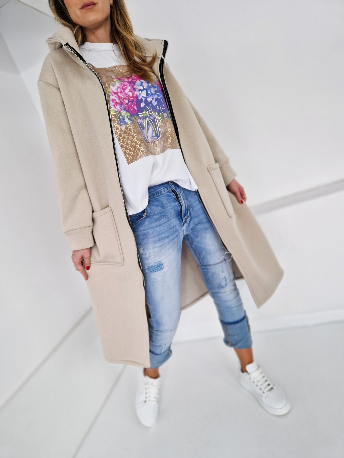 Majica s hortenzijami