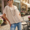 Top s kratkimi rokavi "plus size"