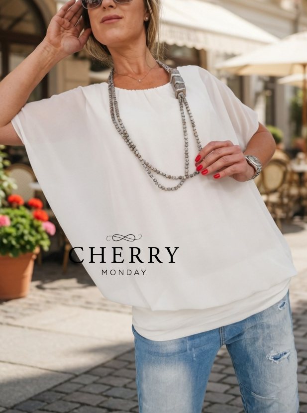 Top s kratkimi rokavi "plus size"