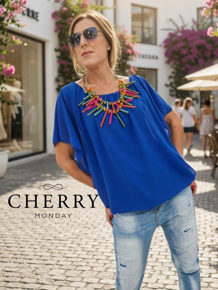 Top s kratkimi rokavi "plus size"