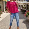 Top s kratkimi rokavi "plus size"