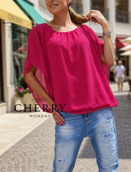 Top s kratkimi rokavi "plus size"