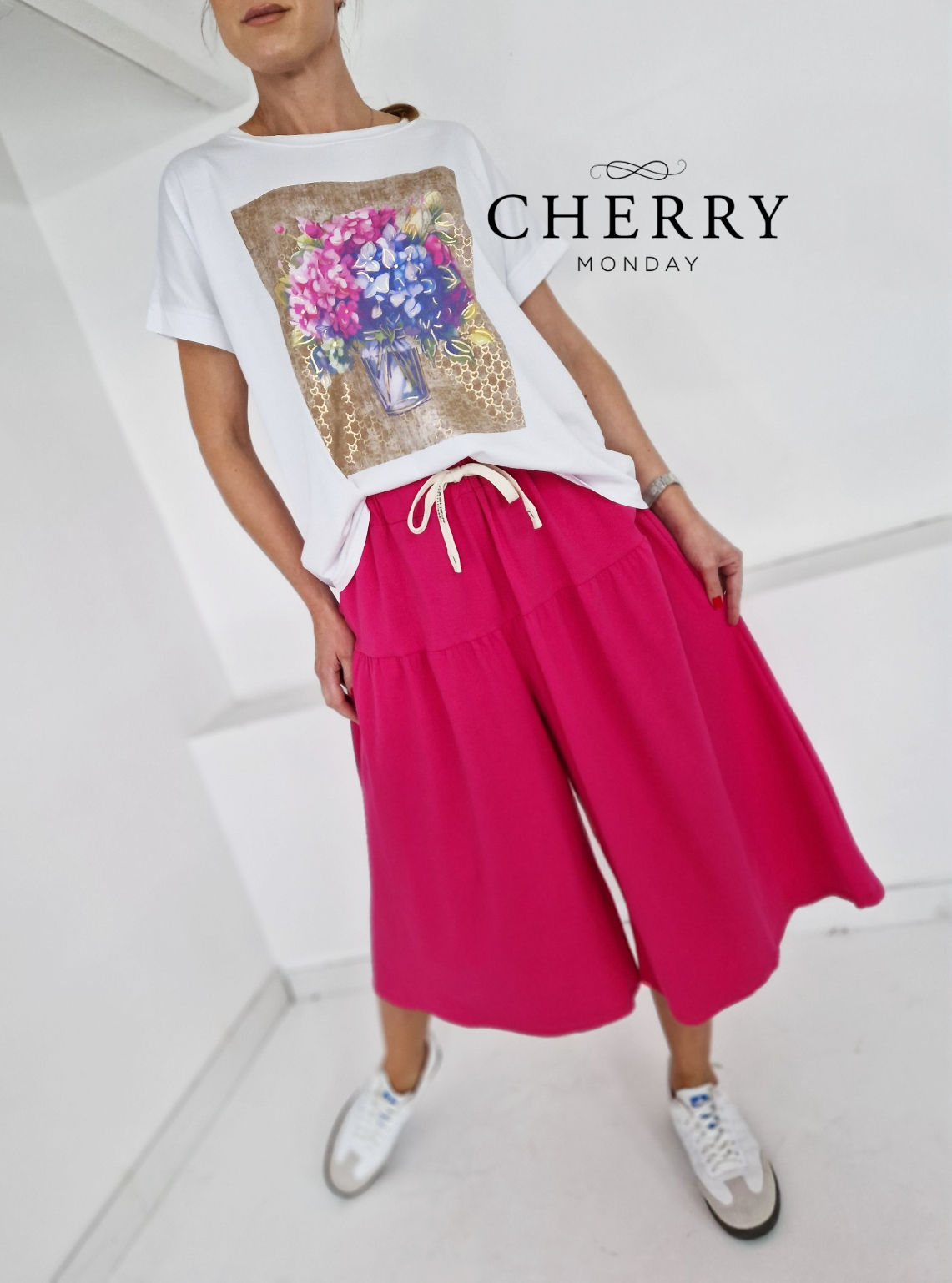 Majica s hortenzijami