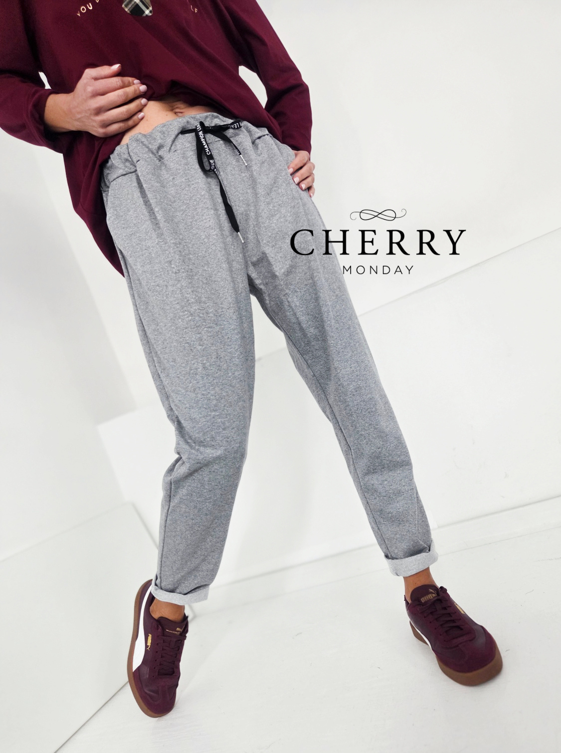 Plus size hlačna trenirka