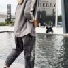 Urbane jeans hlače z zajčkom