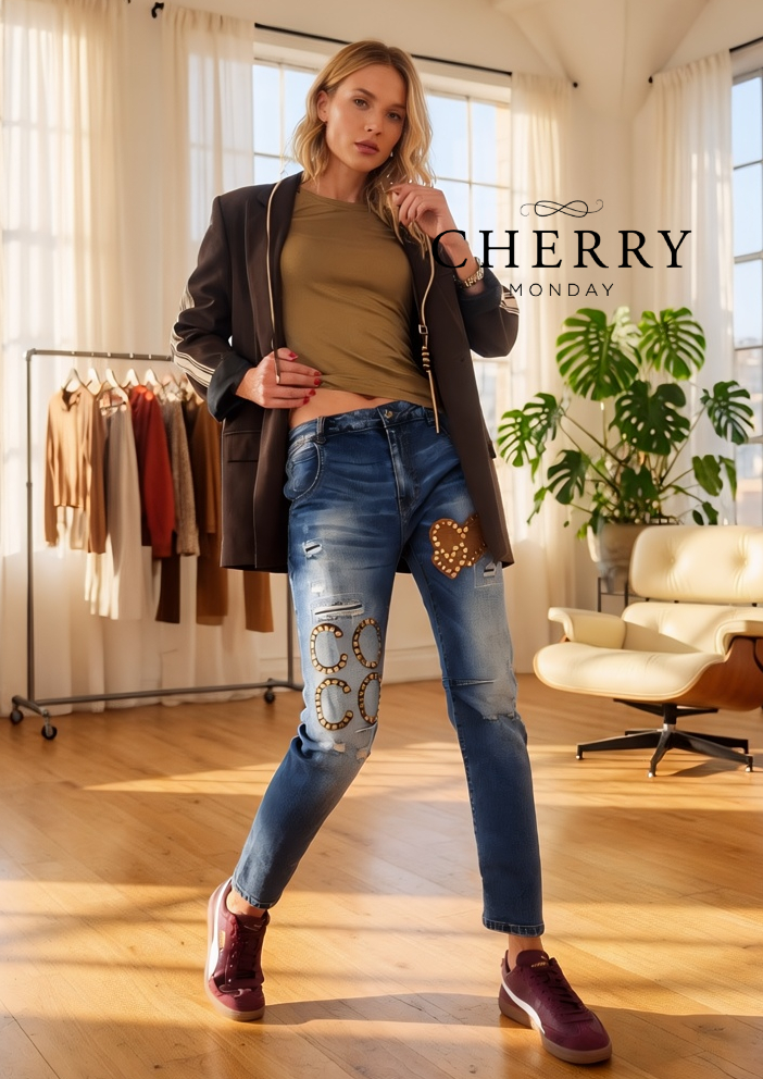 grok_image_1781302522619 Jeans hlače z detajli