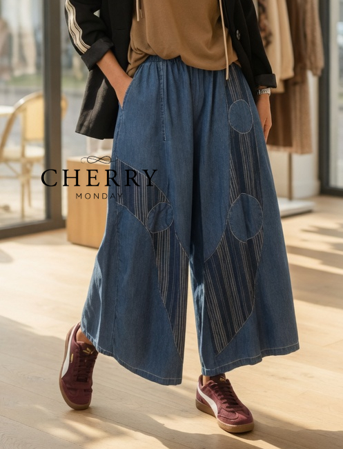 siroke jeans hlace (4) Široke jeans hlače