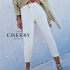Barvne elastične jeans hlače