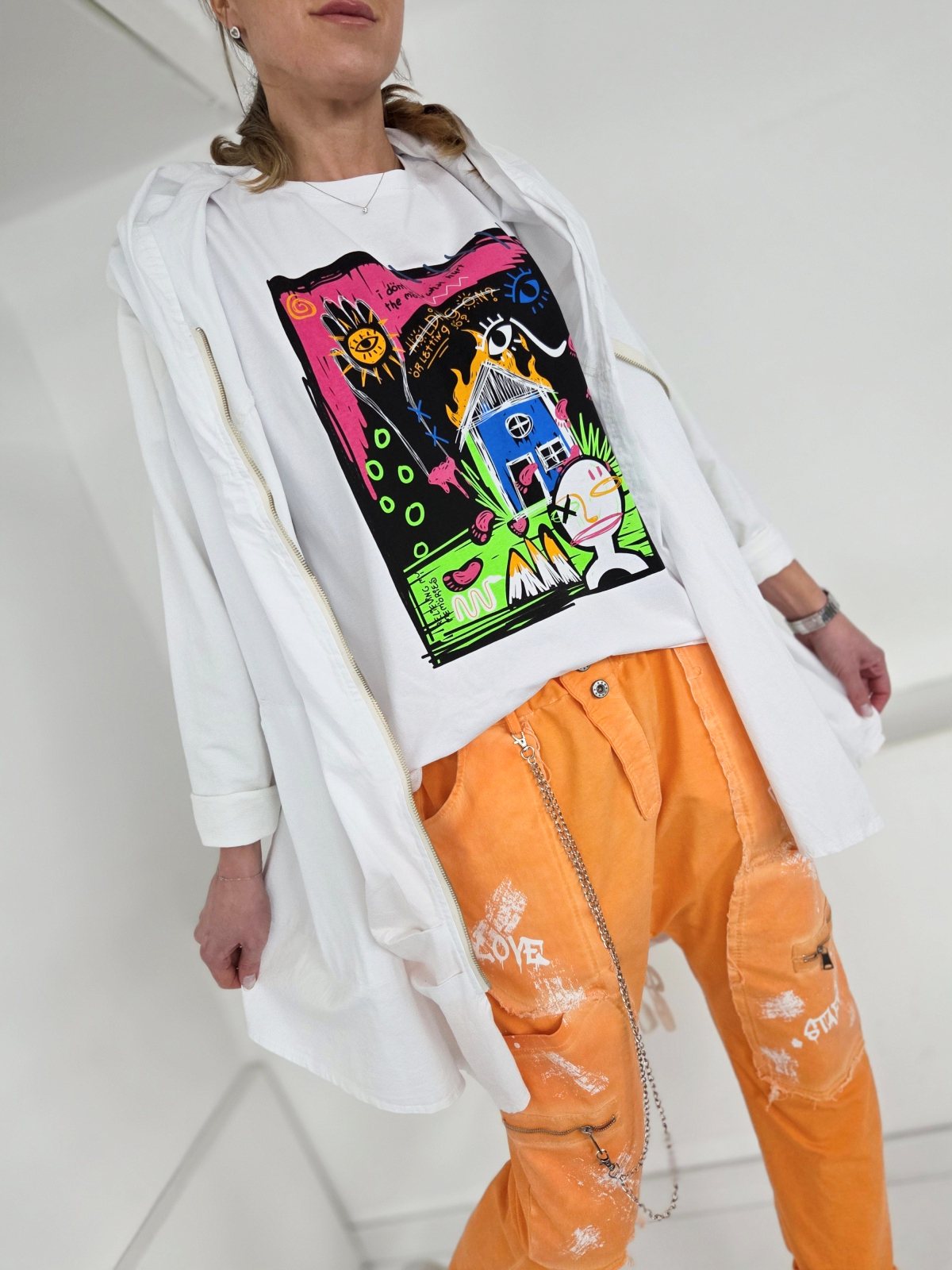 Modna bombažna parka