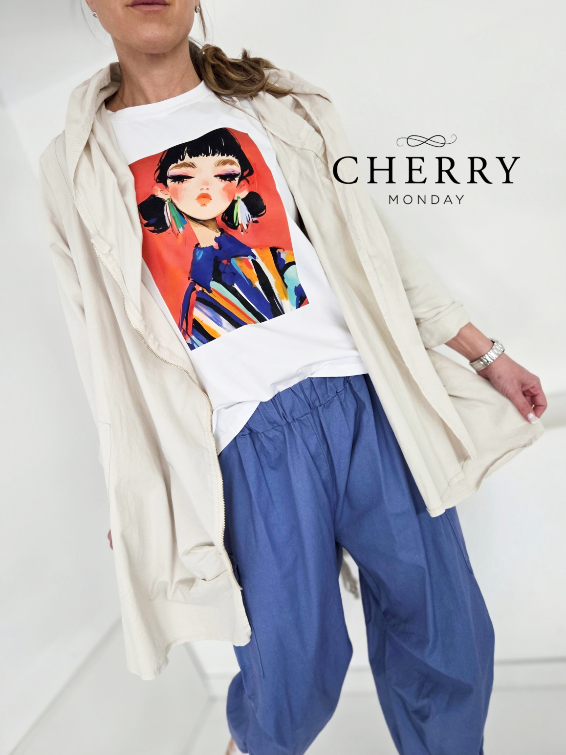 Modna bombažna parka