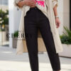 Rjave mom fit jeans hlače