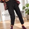 Rjave mom fit jeans hlače