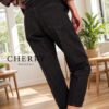 Rjave mom fit jeans hlače