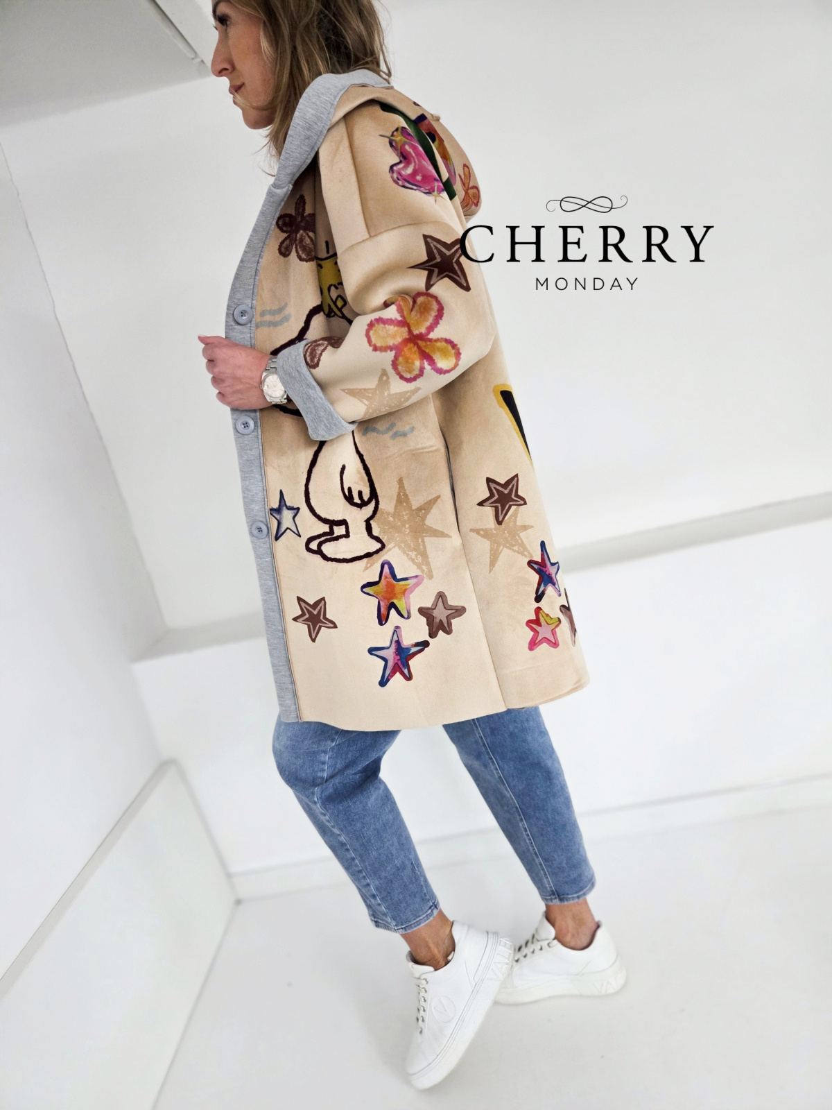 Prehodni plašč s kapuco Snoopy