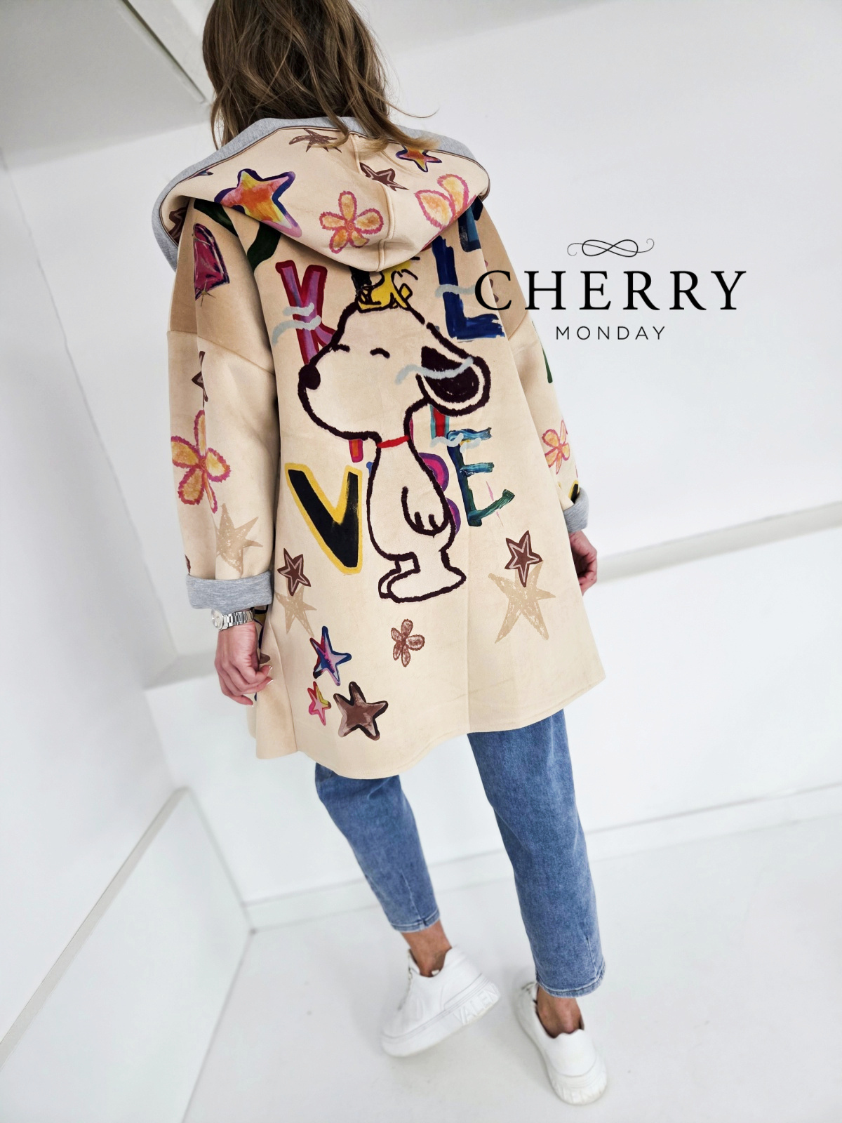 Prehodni plašč s kapuco Snoopy