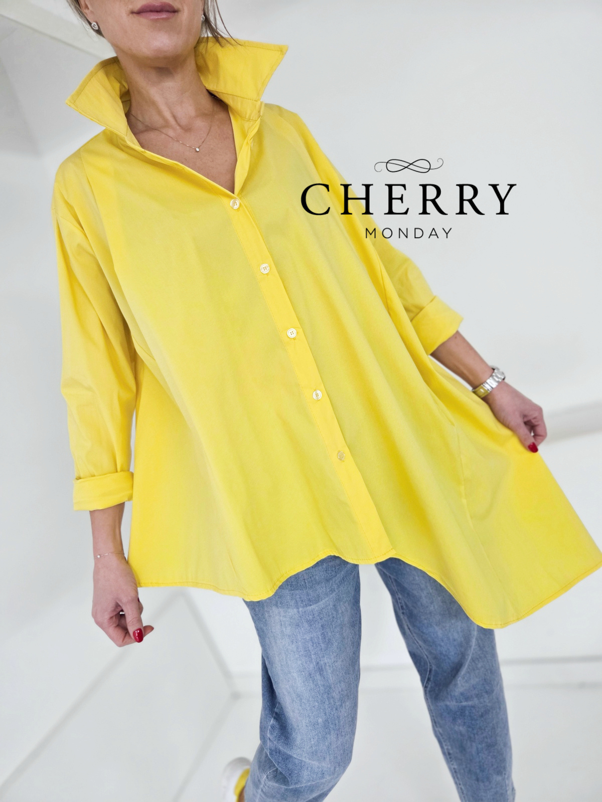 Širša asimetrična srajca