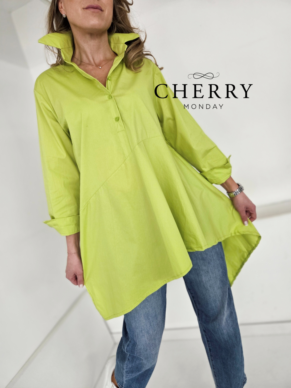 Asimetrična srajčna tunika