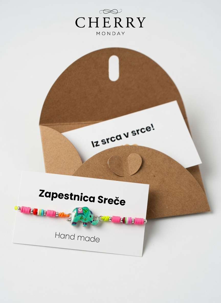 Zapestnica sreče slonček