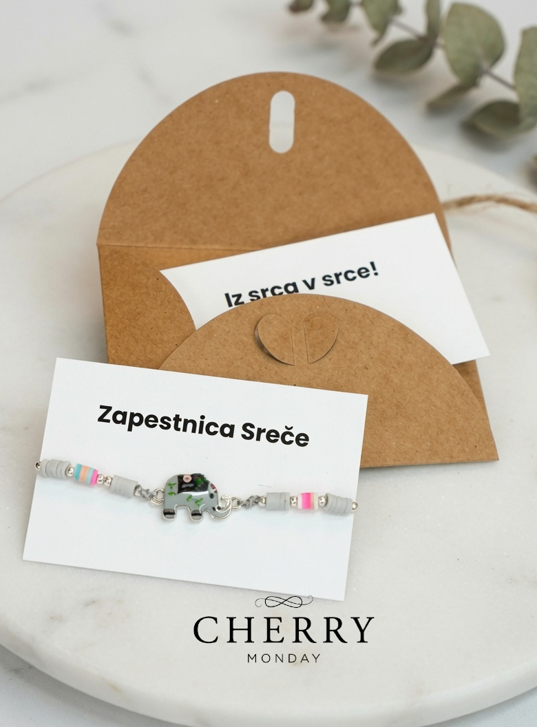 Zapestnica sreče slonček
