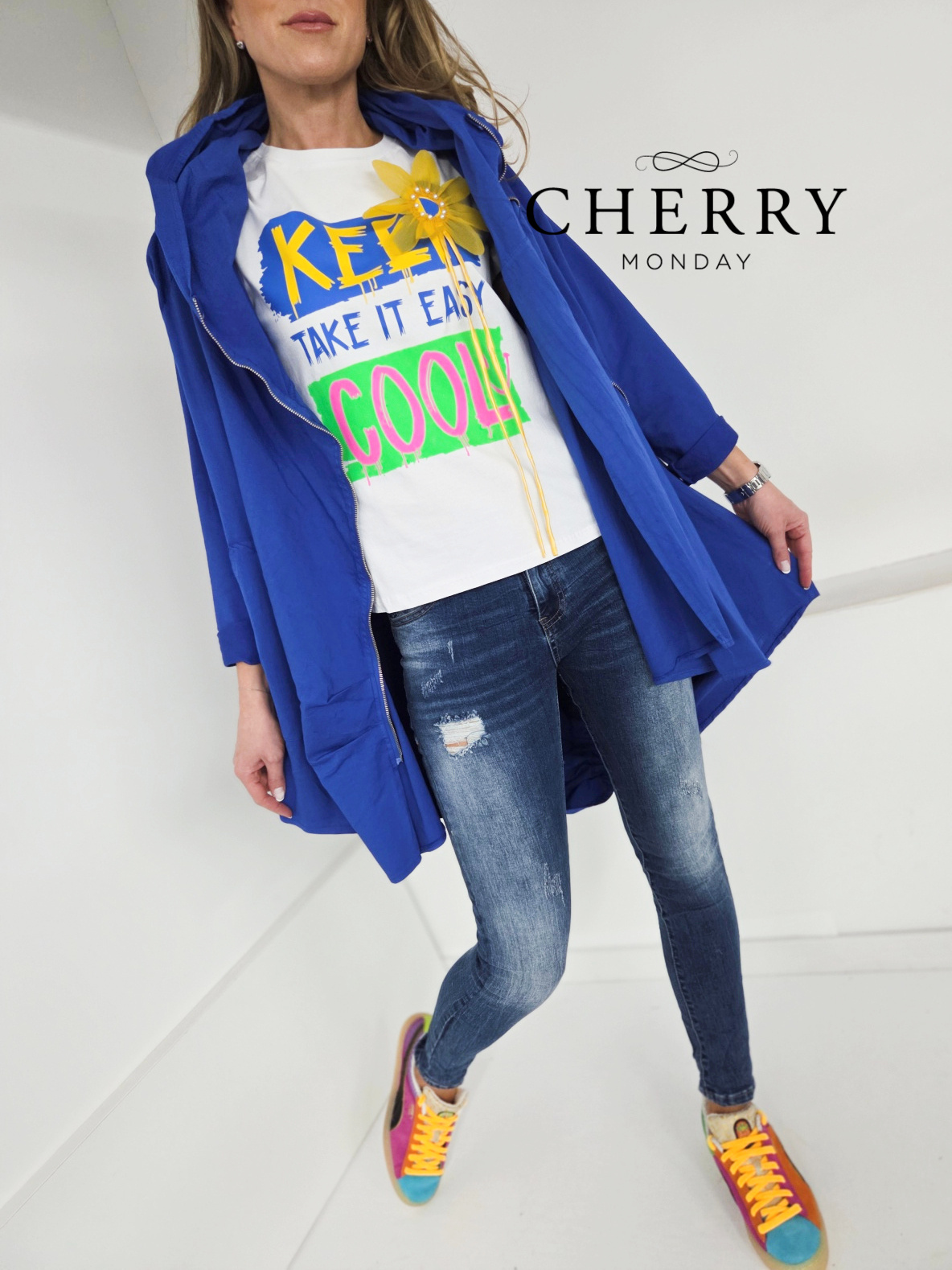 Kratka majica z napisom