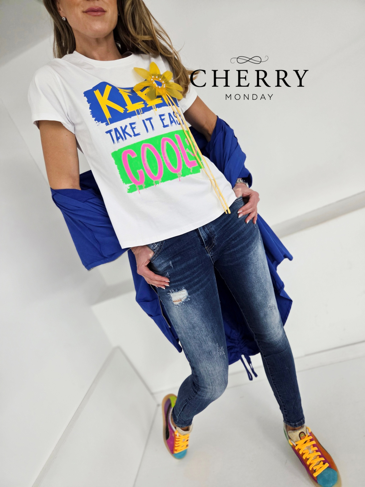 Kratka majica z napisom