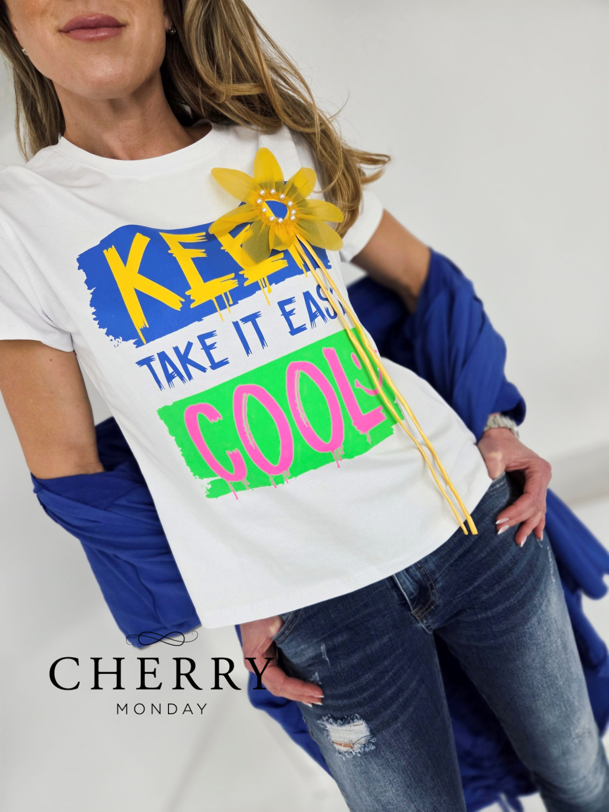 Kratka majica z napisom