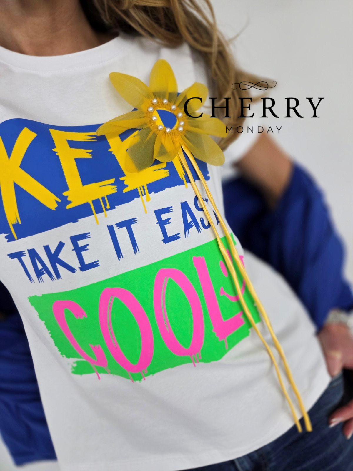 Kratka majica z napisom