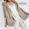 Modni blazer s kapuco