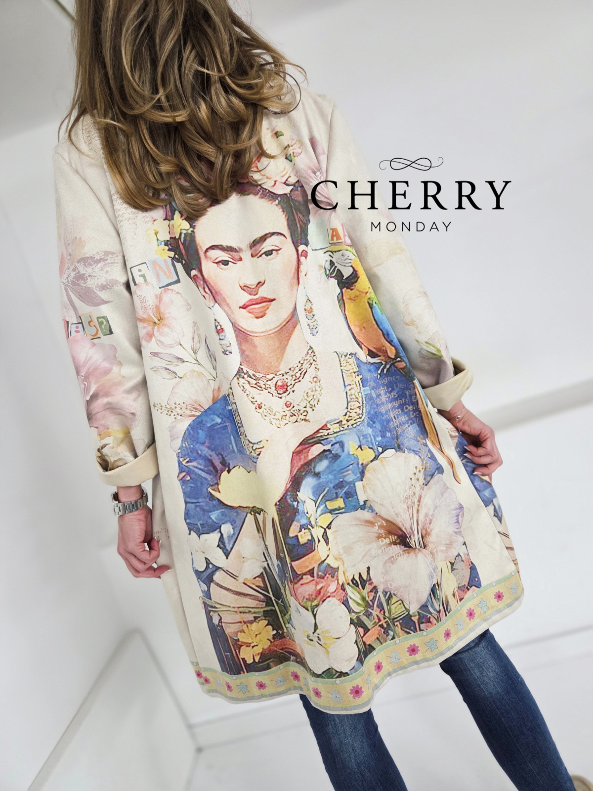 Plašč iz eko semiša Frida