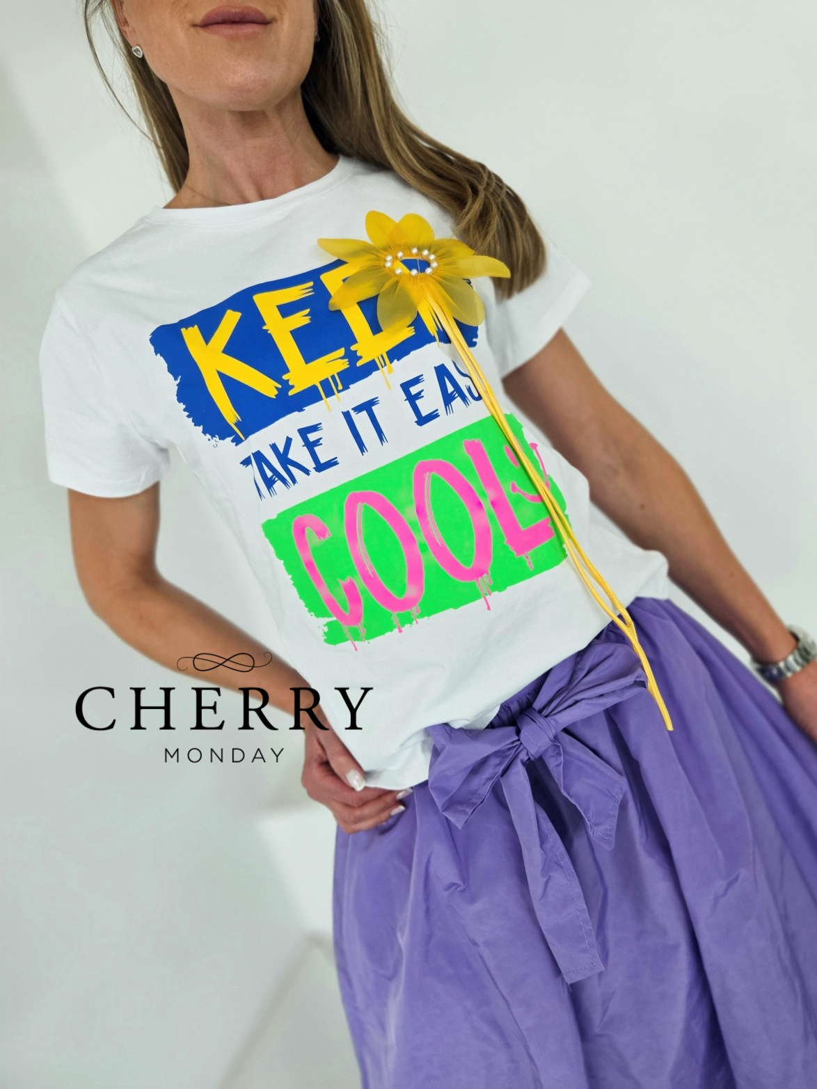 Kratka majica z napisom