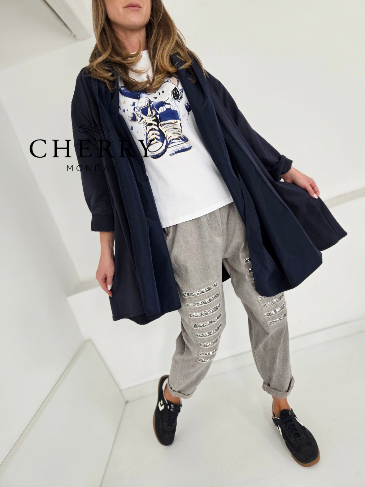 Modna bombažna jakna