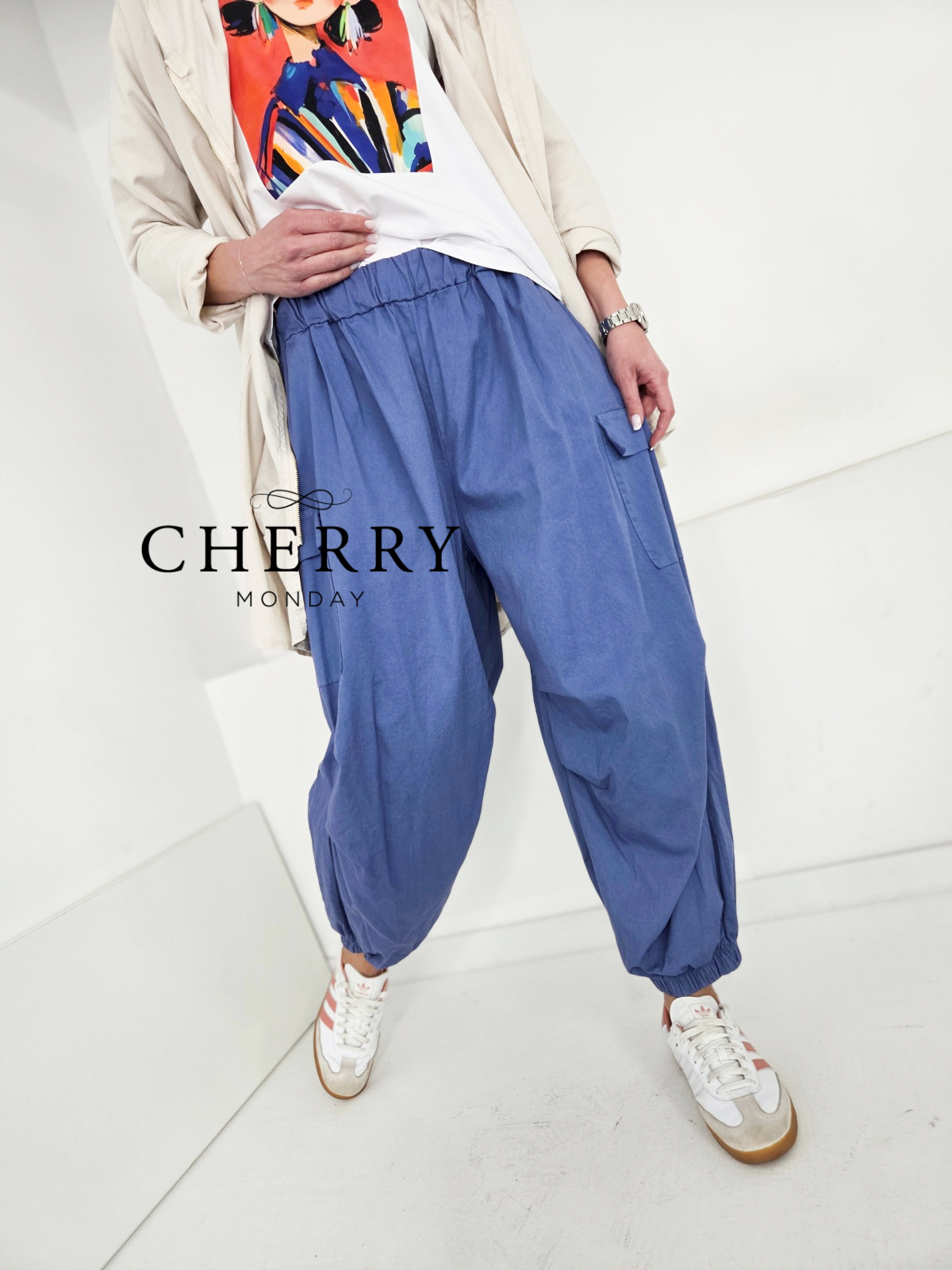 Modne plus size cargo hlače