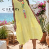 cherry monda 1106 (3) Zelena ogrlica s cofki
