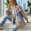 Oversize blazer s pentljo