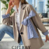 Oversize blazer s pentljo