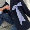 Oversize blazer s pentljo