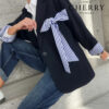 Oversize blazer s pentljo
