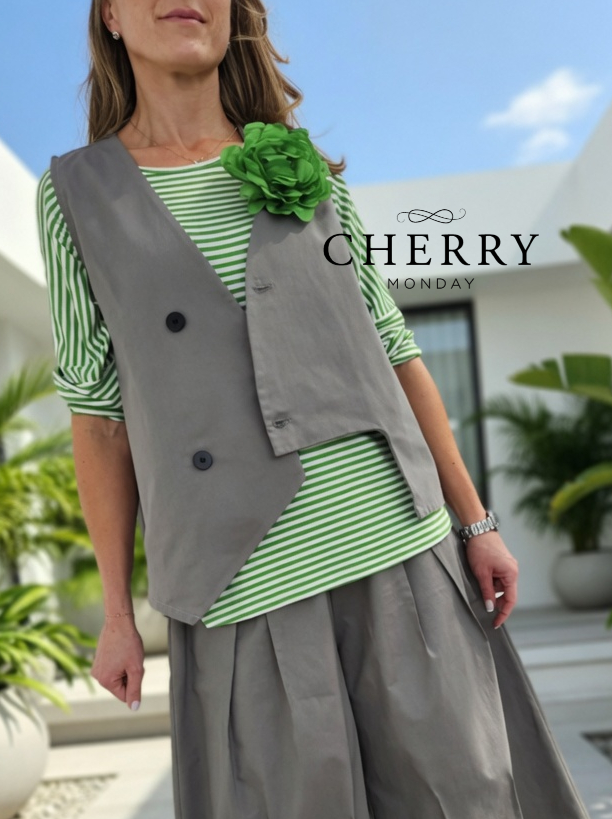 cherry monday (25) Modni asimetrični telovnik