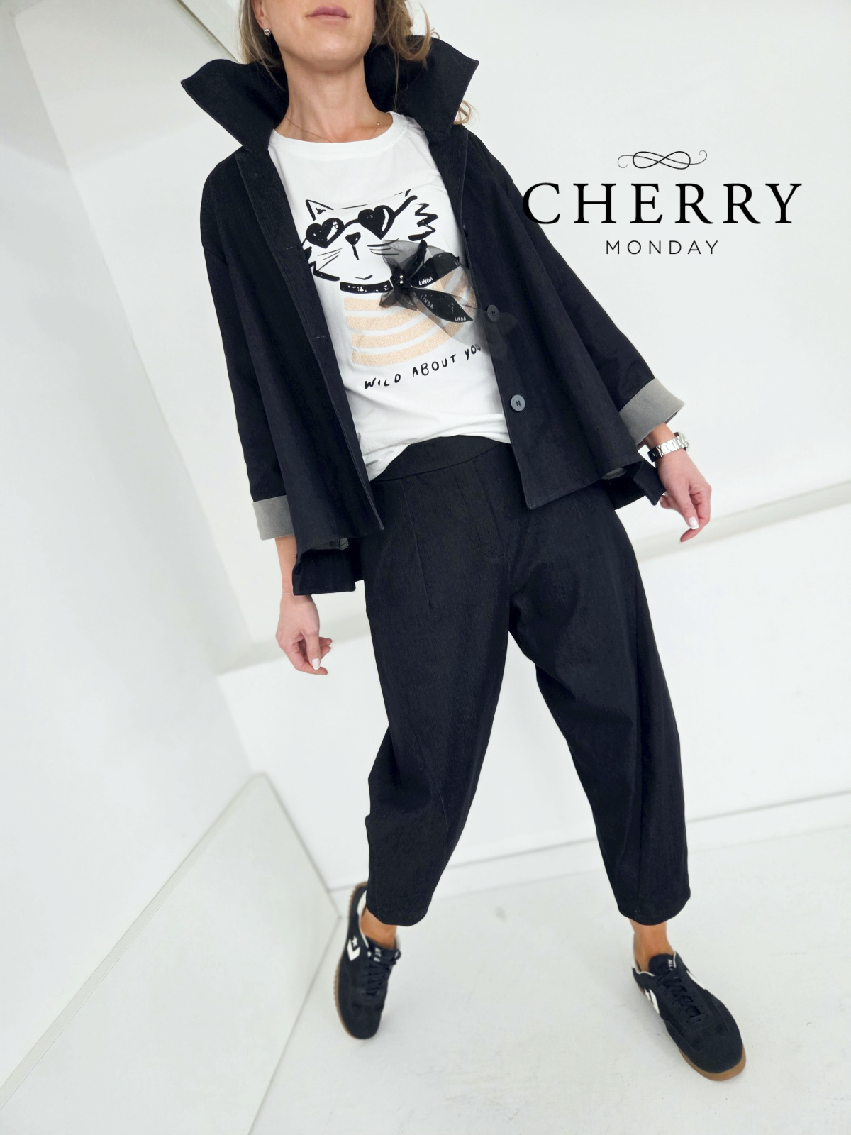 Modne ohlapne jeans hlače