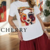 CHERRYMONDAY3.6. (40) Majica z umetniškim potiskom obraza