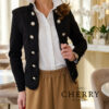 Blazer s srebrnimi gumbi